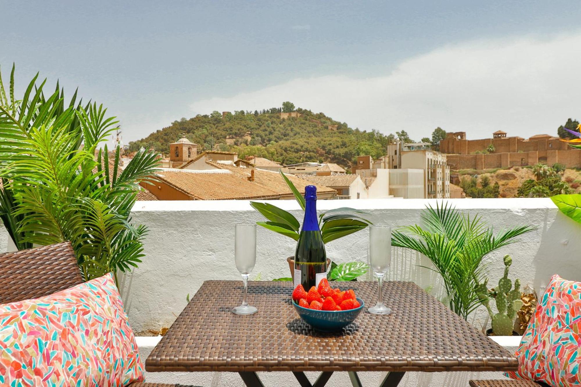 C83 Cosy Penthouse With Terrace Old Town Daire Málaga Dış mekan fotoğraf