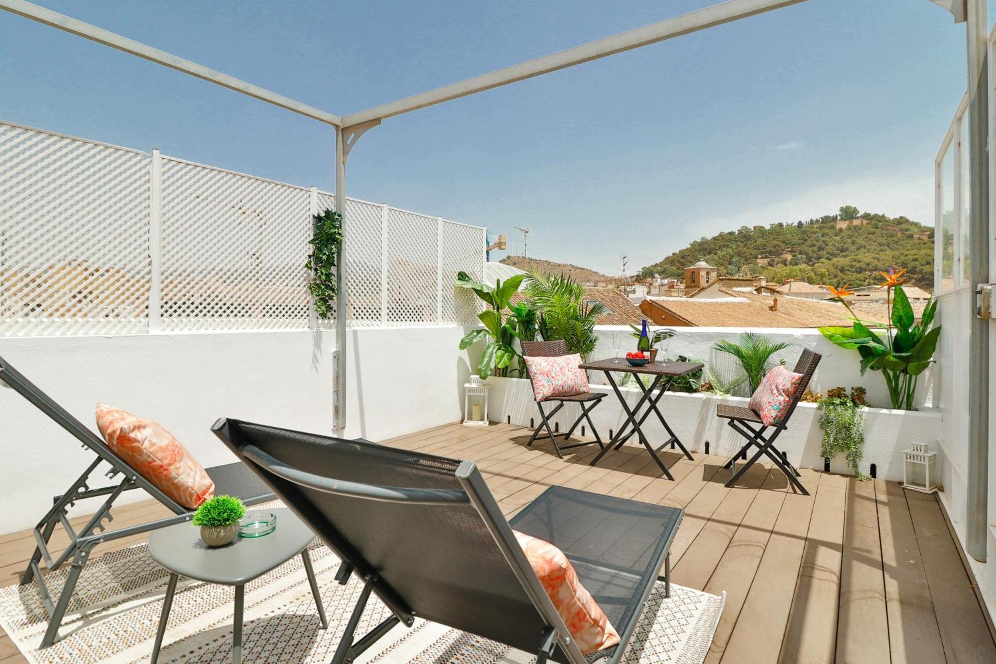 C83 Cosy Penthouse With Terrace Old Town Daire Málaga Dış mekan fotoğraf